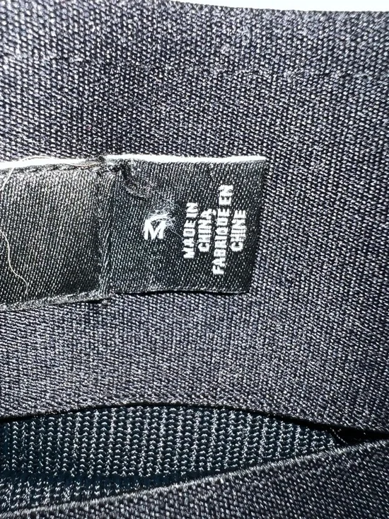 Ralph Lauren Black Ribbed Midi Skirt with Fringe Hem - Picture 5 of 11